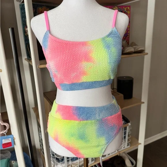 Cupshe TIE DYED two piece bikini NWT size small - Picture 3 of 8